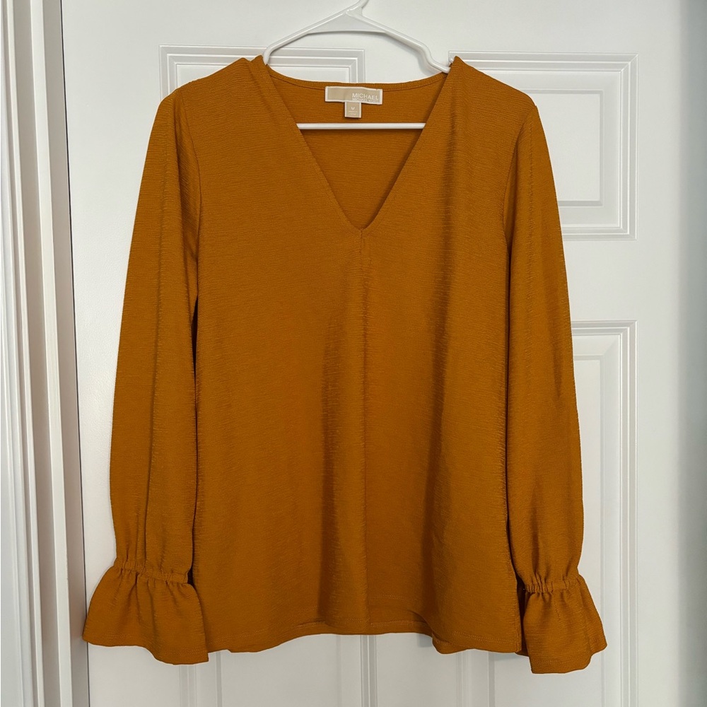 Like new MICHAEL KORS L/S BELL SLEEVE - Picture 1 of 3